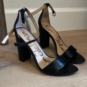 Black Sam Edelman block heel. Size 7.5